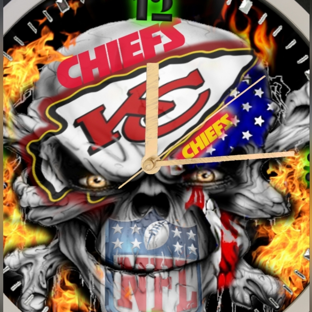 Kansas City chiefs football clock